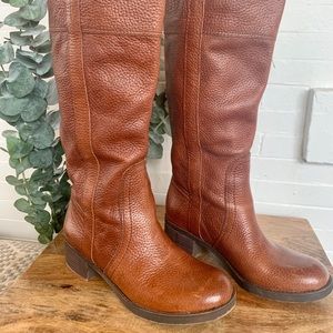 Lucky brand brown leather boots